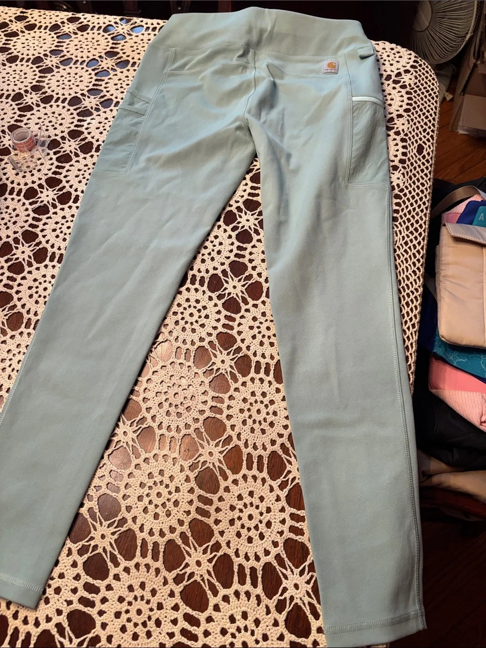 Carhartt Sage Green Performance Athletic Leggings - Picture 6 of 9